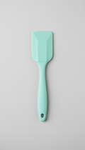 Mint aqua silicone spatula with flexible edge